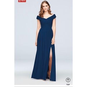 David’s Bridal bridesmaid dress F19951